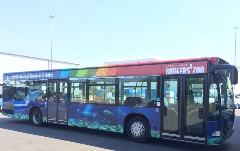 Burgers‘ Zoo verwandelt Bus in ein fahrendes Aquarium