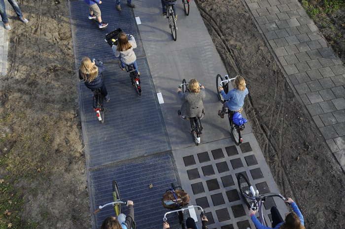 Solarradweg bei Amsterdam ein voller Erfolg