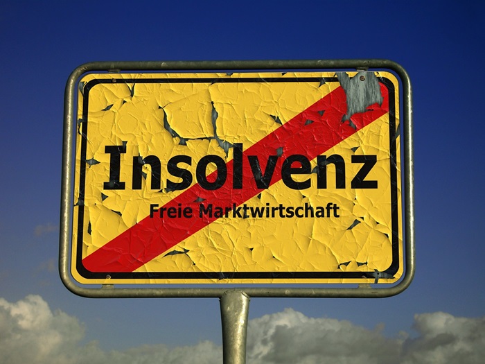 Weniger Insolvenzen in Deutschland und den Niederlanden