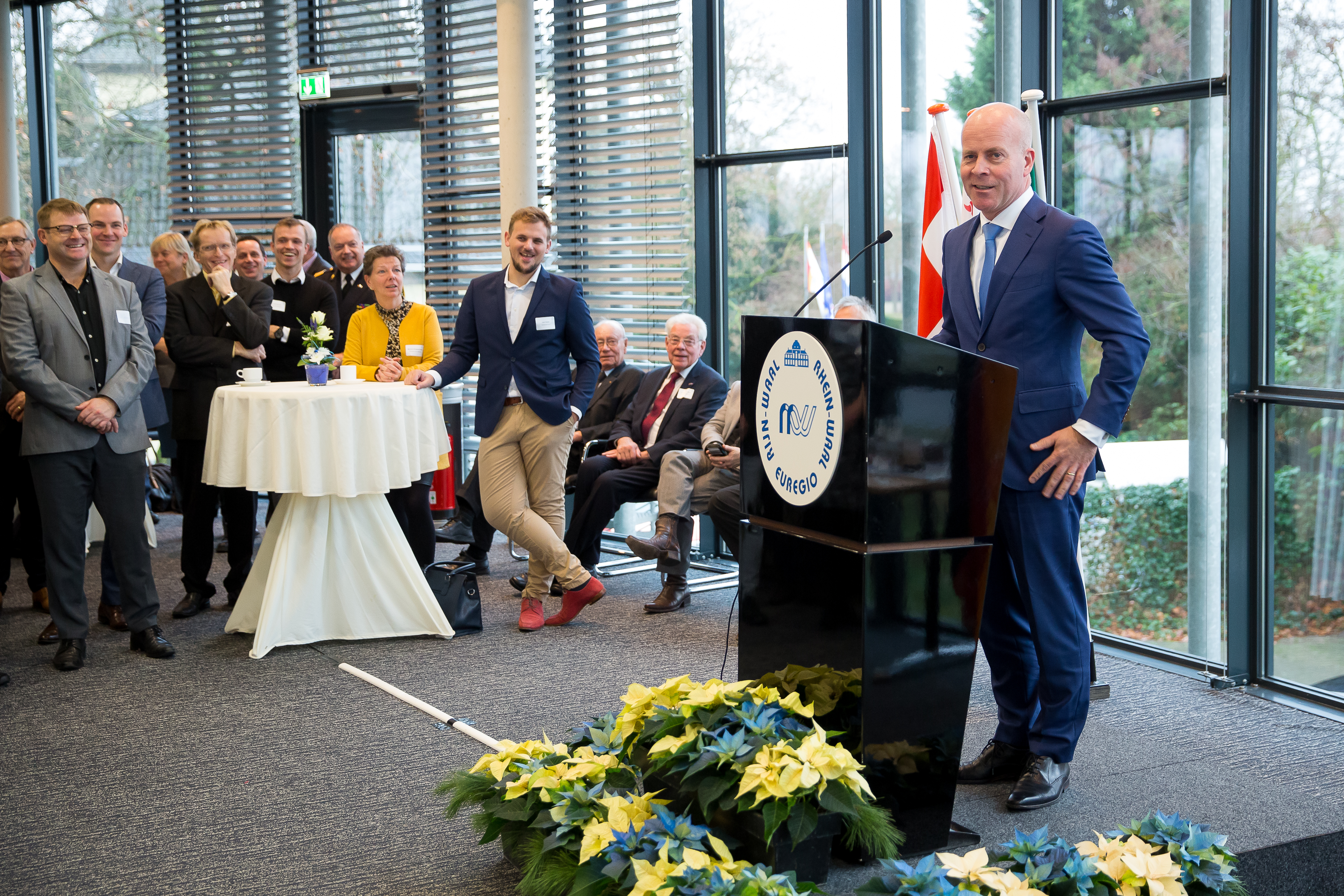 Staatssecretaris Raymond Knops eregast Eindejaarsbijeenkomst Euregio Rijn-Waal