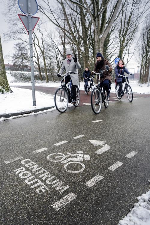 Groninger FahrradInfrastruktur als Vorbild