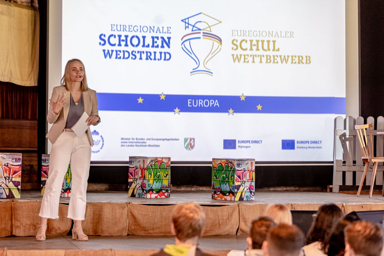 Beiträge zum Thema Europa bei der Preisverleihung des euregionalen Schulwettbewerbs gekürt