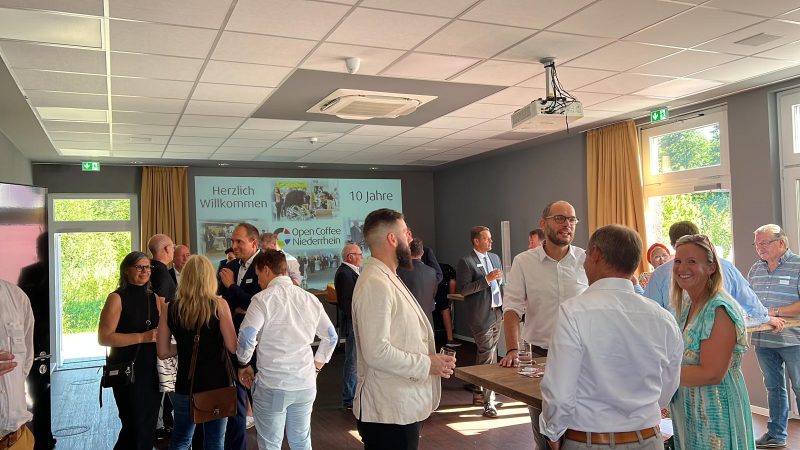 Netwerkbijeenkomst Open Coffee Niederrhein viert 10-jarig jubileum