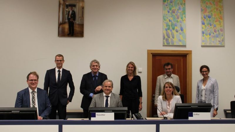 Vertreter des Landgerichts Osnabrück und der Rechtbank Noord-Nederland in Groningen. Foto: LGOS