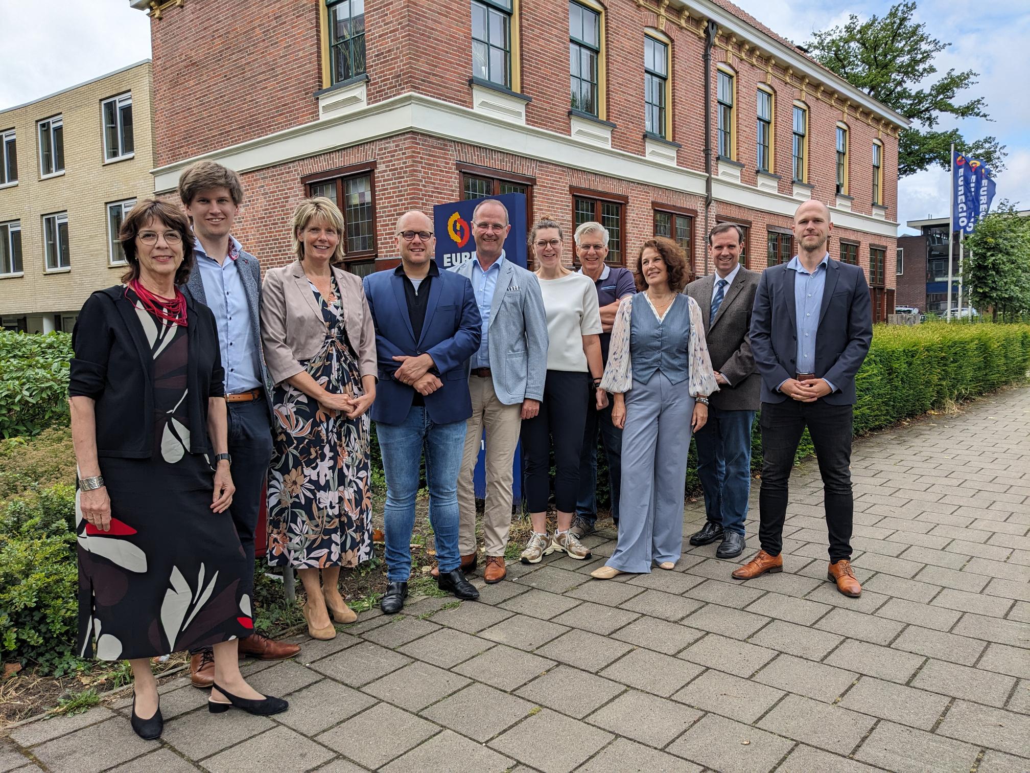 Gedeputeerde Helga Witjes op werkbezoek bij de Euregio