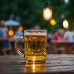 Bij regen doet ook wijn het goed in Duitse biergartens